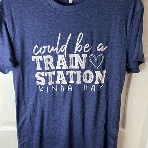 Blue Graphic T-Shirt